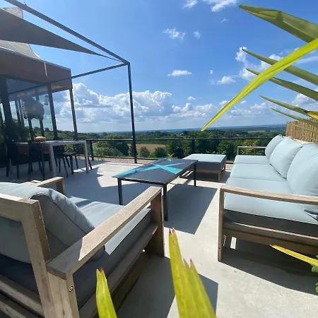 Holiday home House With Panoramic View & Nordic Bath Nailhac